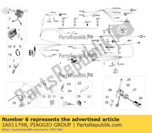 Piaggio Group 1A011798 ht coil - Bottom side