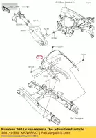 360140566, Kawasaki, cadeia de caixa en650aff kawasaki  vulcan 650 2015 2016 2017 2018 2019 2020 2021, Novo