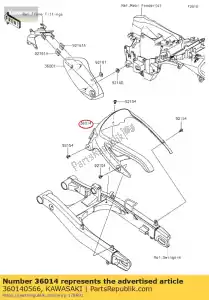 kawasaki 360140566 kastketting en650aff - Onderkant