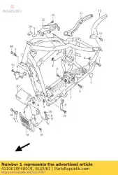 Here you can order the frame(black) from Suzuki, with part number 4110010F40019: