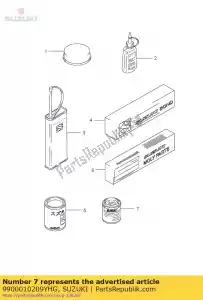Suzuki 9900010209YHG paint(oort gray - Bottom side