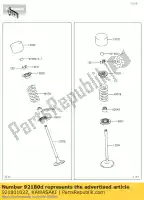 921801022, Kawasaki, calço, t = 2,70 zx600-d1 kawasaki  d er-6f er-6n kle klx klz ninja vulcan w z zx zxr zz r zzr 125 250 300 400 600 650 750 800 900 1000 1990 1991 1992 1993 1994 1995 1996 1997 1998 1999 2000 2001 2002 2003 2004 2005 2006 2007 2008 2009 2010 2011 2012 2013 2014 2015 2016 2017 2018 , Novo