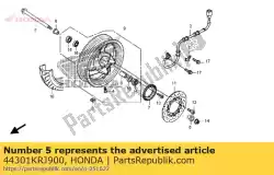 Tutaj możesz zamówić o?, ko? O fr od Honda , z numerem części 44301KRJ900: