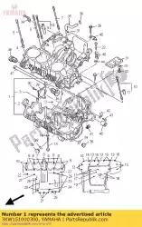 Here you can order the crankcase assy from Yamaha, with part number 3XW151000300: