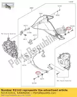 921431016, Kawasaki, collar, l = 9.6 kawasaki zx6rr ninja n zzr  e zrx c h2r p sl z h2 krt edition zx600 j bx250 a abs b br250 f zz r600 600 zrx1100 d tracker klf300 4x4 zzr600 zx 6r 6rr 250sl z250sl kle300 versysx 300 z400 1100 1000 250 125 400 , Nuevo