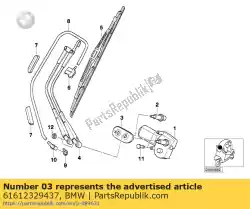 Here you can order the wiper axle cover from BMW, with part number 61612329437: