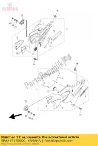 yamaha 5EA217170000 amortecedor - Lado inferior