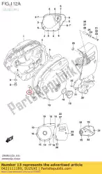 Here you can order the pin 11x18 from Suzuki, with part number 0421111189: