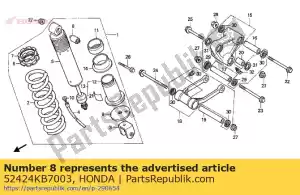 honda 52424KB7003 stop, veerzitting - Onderkant