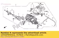 16450MEW922, Honda, conjunto do injetor, combustível honda xl transalp v nt deauville va nsa dn01 a nt700v nt700va nsa700a xl700v xl700va 700 , Novo