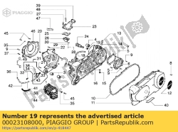 Aprilia 00023108000, Porca m8x125, OEM: Aprilia 00023108000