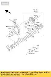 Here you can order the sprocket-hub,45t kdx250-f2 from Kawasaki, with part number 420411413: