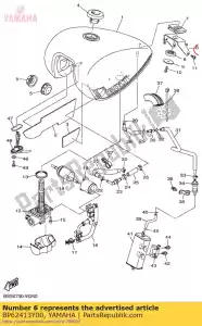 yamaha BP62413Y00 staffa, attacco per serbatoio - Il fondo