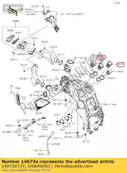 Here you can order the duct,funnel zx1400fcf from Kawasaki, with part number 140730737: