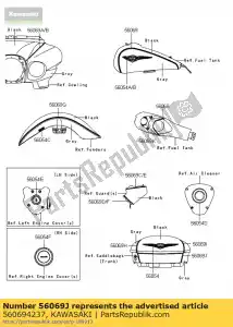 Kawasaki 560694237 pattern,cnt bag,cnt - Bottom side