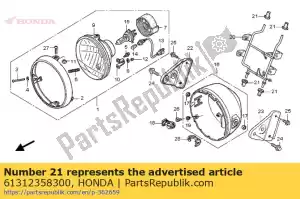 Honda 61312358300 arandela, funda de faro - Lado inferior