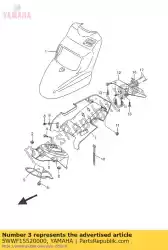 Aquí puede pedir guardabarros interior de Yamaha , con el número de pieza 5WWF15520000: