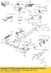 Aquí puede pedir abrazadera zx636edf de Kawasaki , con el número de pieza 921731053: