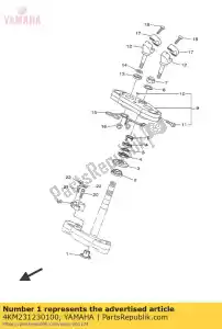 yamaha 4KM231230100 pokrywa dolna 1 - Dół