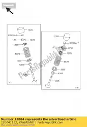 klep-inlaat z1000-k1 van Kawasaki, met onderdeel nummer 120041132, bestel je hier online: