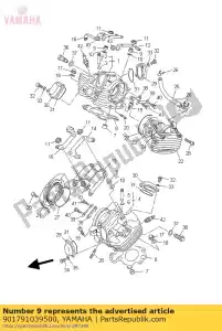 yamaha 901791039500 noz (22u) - Lado inferior