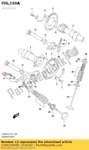 suzuki 1284238A00 vis, tapet adj - La partie au fond