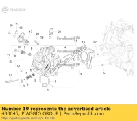 430045, Aprilia, vite di spurgo, Nuovo