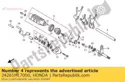 Ici, vous pouvez commander le arbre comp., changement de vitesse faire auprès de Honda , avec le numéro de pièce 24261ML7000: