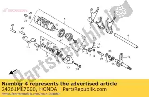 Honda 24261ML7000 ascomp., versnellingspook - Onderkant