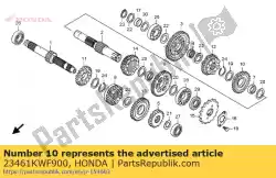 Qui puoi ordinare nessuna descrizione disponibile al momento da Honda , con numero parte 23461KWF900: