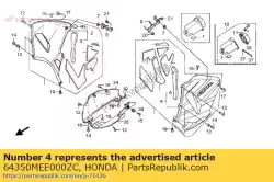 Qui puoi ordinare set cappuccio, l. Medio (wl) * tipo3 * (tipo3) da Honda , con numero parte 64350MEE000ZC: