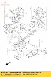 Qui puoi ordinare rr. Cilindro principale da Yamaha , con numero parte 37PF583V2000: