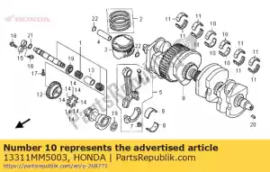 honda 13311MM5003 cuscinetto a, principale (14mm) (marrone) - Il fondo