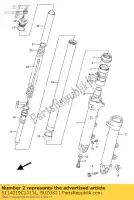 5114019C1013L, Suzuki, tube, extérieur l suzuki gsx 600 750 1989 1990 1991 1992 1993 1994 1995 1996, Nouveau