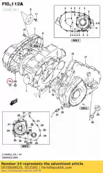 Here you can order the gasket,head cov from Suzuki, with part number 0916808029: