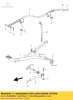 4311040B00, Suzuki, pedal,brake suzuki lt80 quadsport lt 80 , New