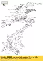 350230397, Kawasaki, fender-rear,fr kawasaki ninja h2r  p h2 n 1000 , New