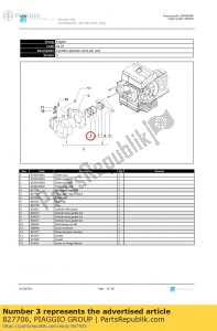 aprilia 827706 olieschraapveer d.92 - Onderkant