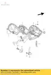 Aqui você pode pedir o minúsculas em Suzuki , com o número da peça 3411121H00:
