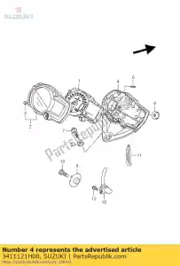 Suzuki 3411121H00 minúsculas - Lado inferior