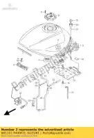 6811017H00FJF, Suzuki, conjunto de fita, combustível t suzuki gsx 650 2008, Novo