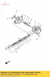 Ici, vous pouvez commander le ressort, compression (3l5) auprès de Yamaha , avec le numéro de pièce 905016055600: