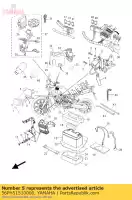 56PH51510000, Yamaha, colchete 3 yamaha xt 660 2011 2012 2015, Novo