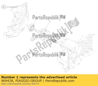 969428, Aprilia, crankshaft cpl., New