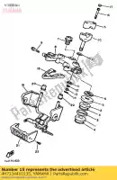 4H7234410135, Yamaha, Soporte, asa superior yamaha  fz fzs lc 4l1 europe 214l1-332e2 xp500, 5gj1, 115gj-300e6 xvs 125 250 500 600 1981 1986 2001 2002 2004 2005 2006 2007, Nuevo