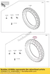 Tutaj możesz zamówić 01 opona,rr,150/60r17 66h,gpr od Kawasaki , z numerem części 410090774: