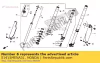 51415MENA31, Honda, krzak, suwak honda crf 450 2009 2010 2011 2012 2013 2014 2015, Nowy