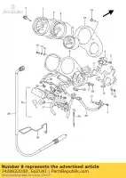 3428822D00, Suzuki, almofada, spd mtr suzuki rgv  rgv250 250 , Novo