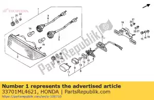Honda 33701ML4621 feu arrière de l'unité - La partie au fond