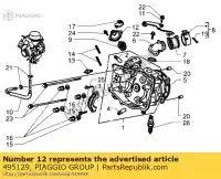 495129, Piaggio Group, tubo piaggio hexagon hexagon gt x 250 1997 1998 2006, Novo